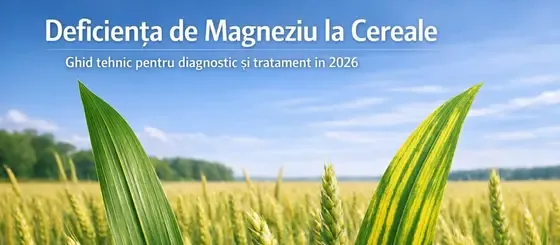 Carența de magneziu la cereale: Ghid tehnic pentru diagnosticare și tratament în 2026
