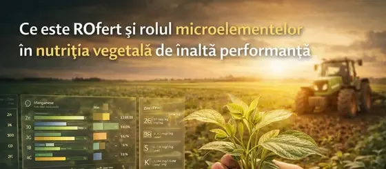 Ce este ROfert și rolul microelementelor în nutriția vegetală de înaltă performanță