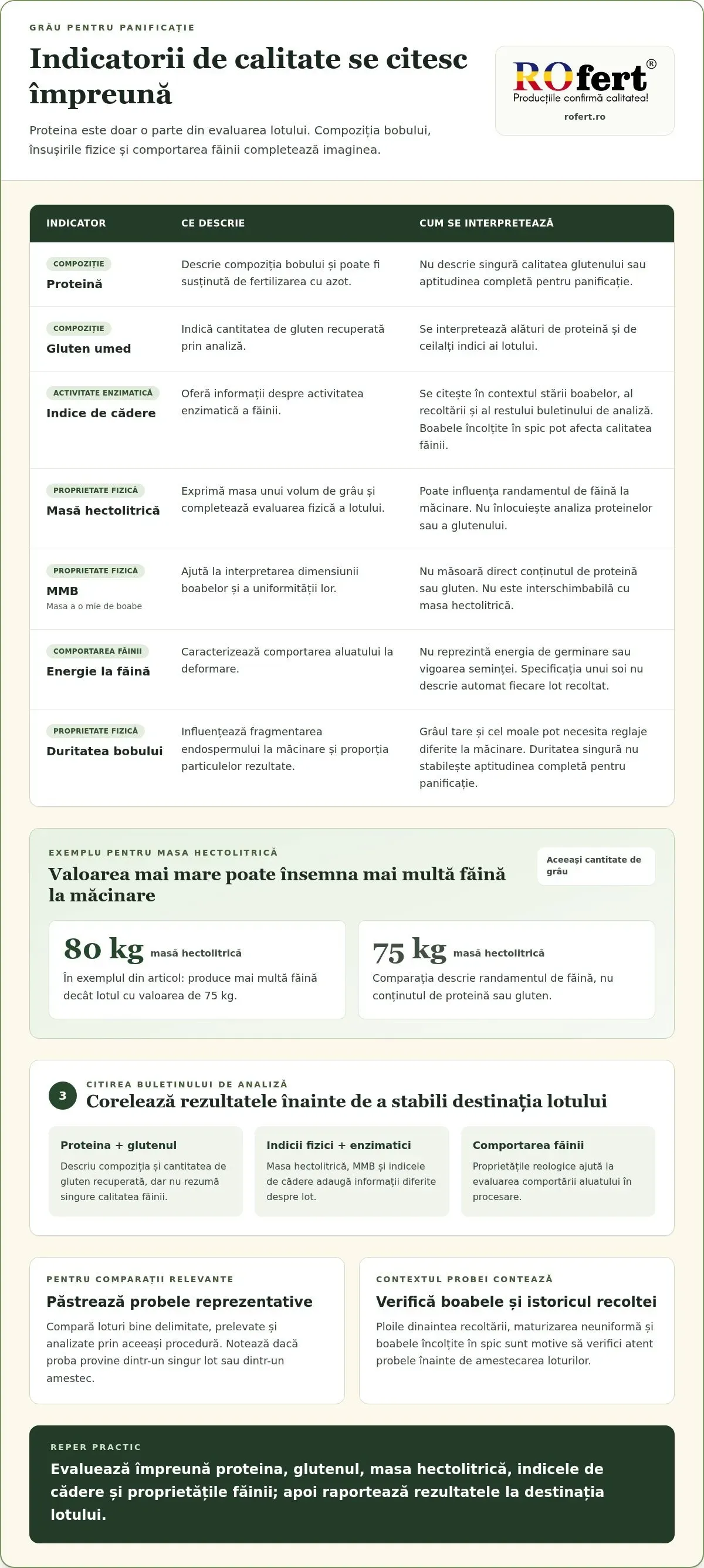 Cum să obții un indice de panificație mai bun la grâu