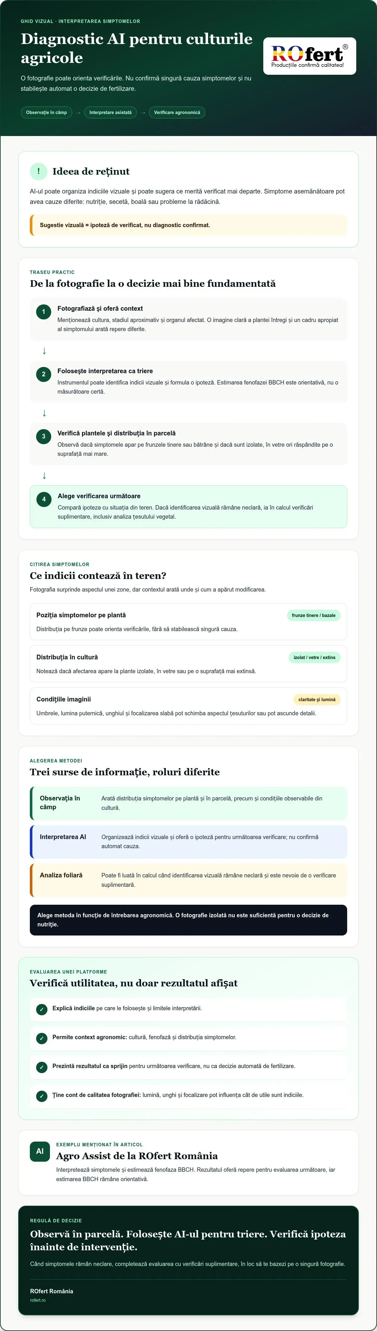 Diagnostic AI pentru culturi agricole