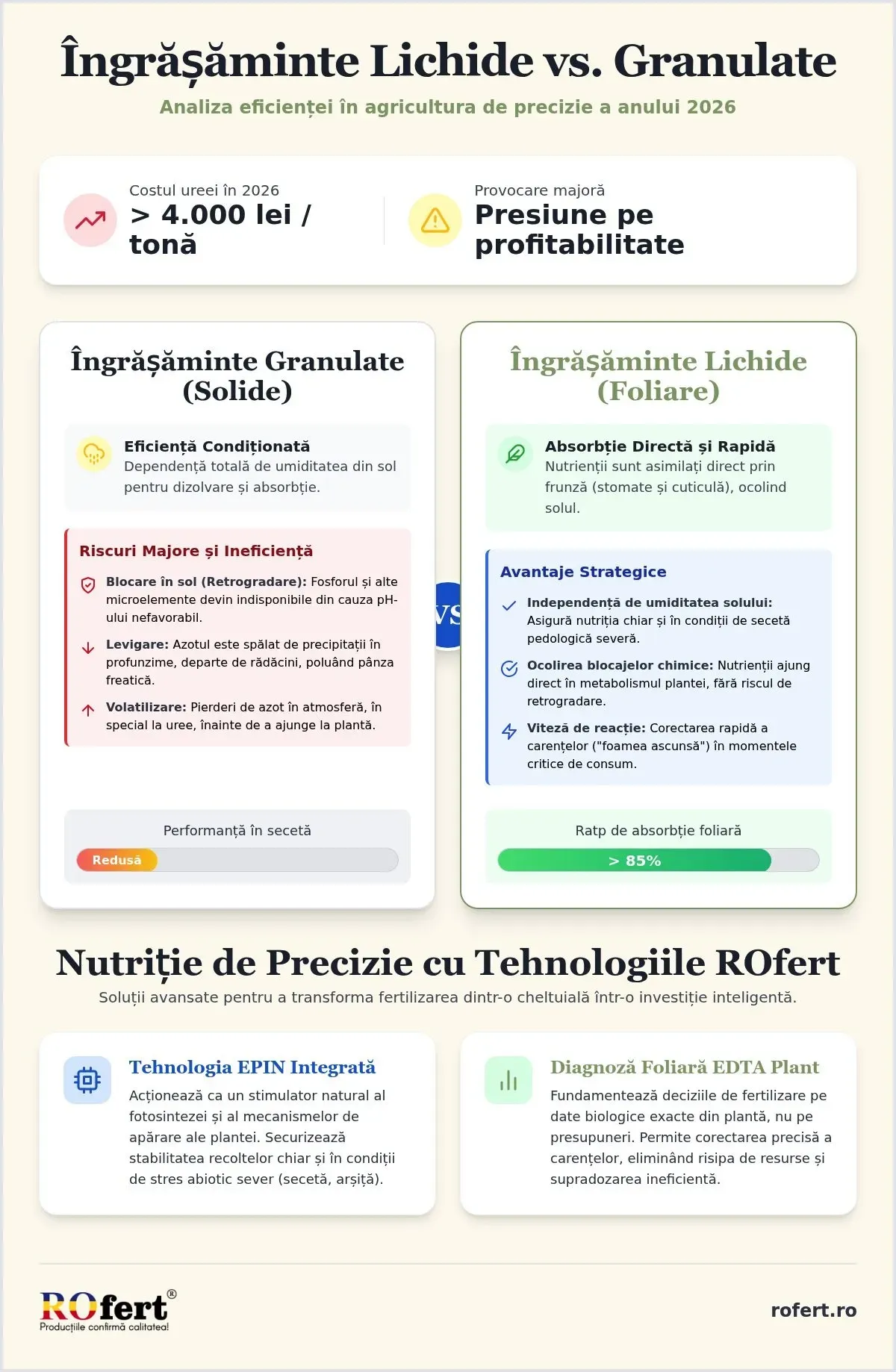 Avantajele îngrășămintelor lichide în agricultura de precizie