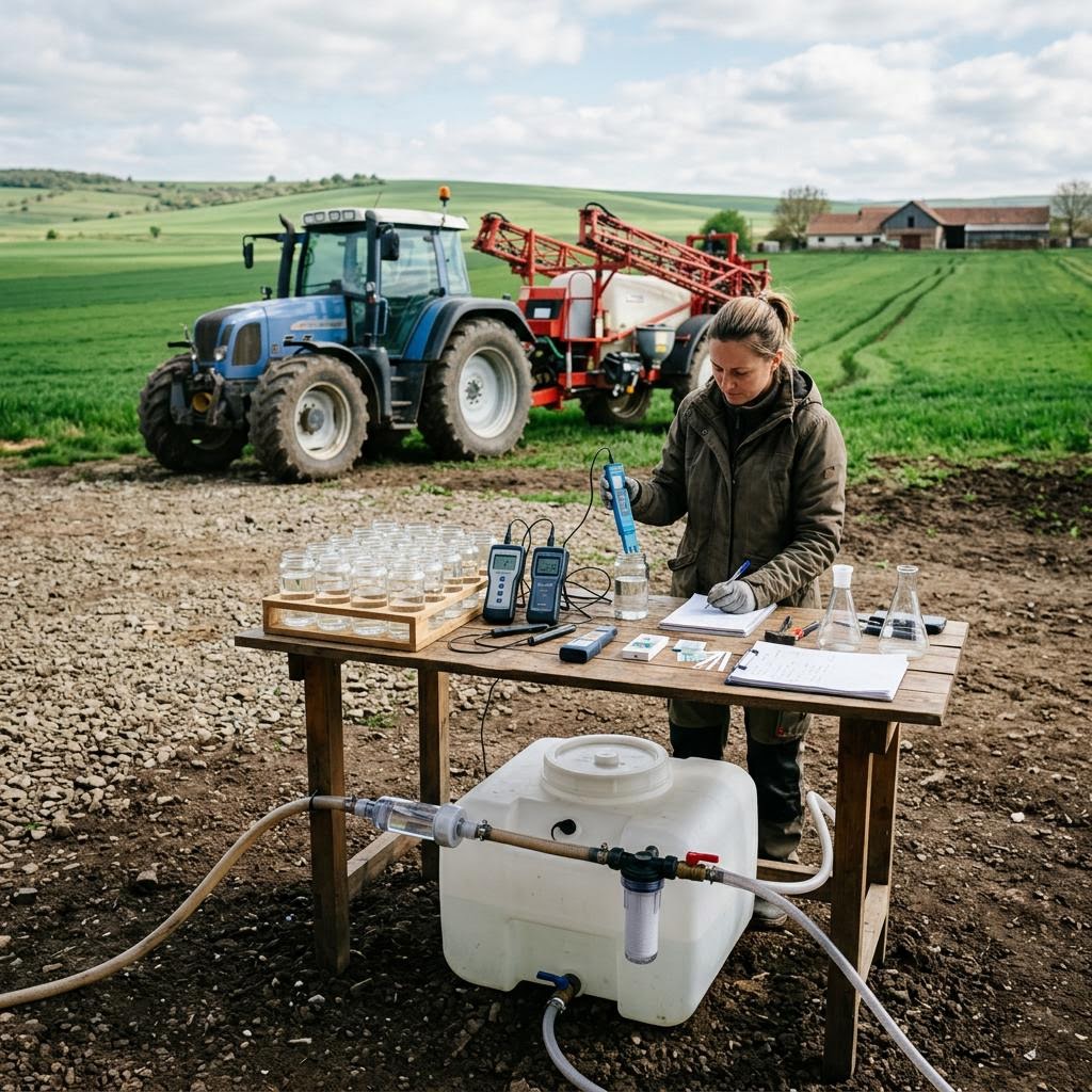 Calitatea apei la stropit: pH, duritate și turbiditate