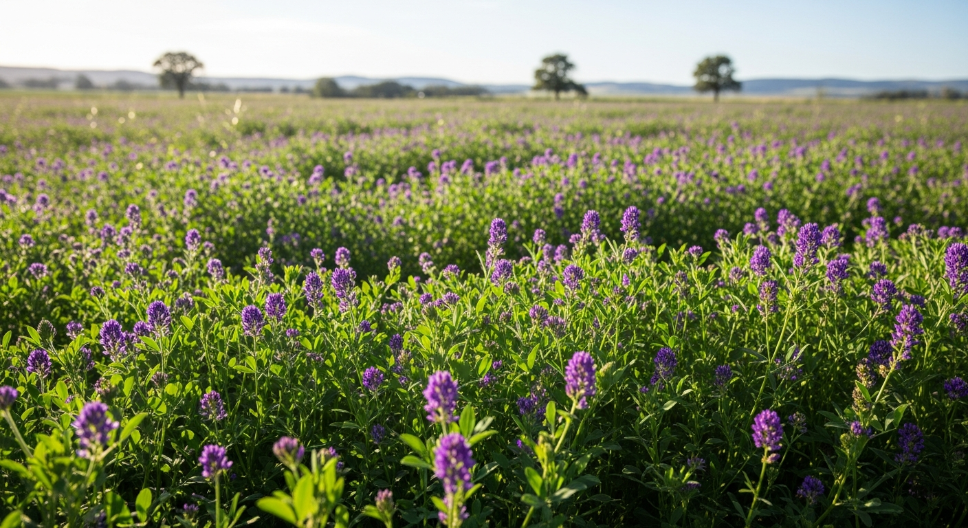 Schemă de fertilizare foliară la Lucernă