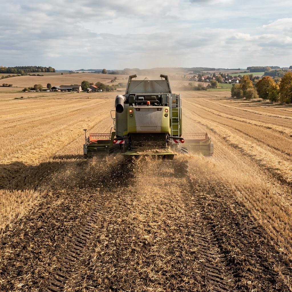 Gestionarea resturilor vegetale la combină: tocarea și distribuția uniformă