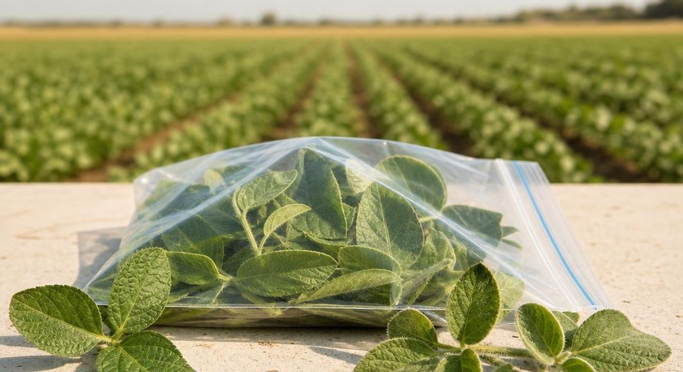 Probe de frunze pentru analiza foliară și decizia de nutriție