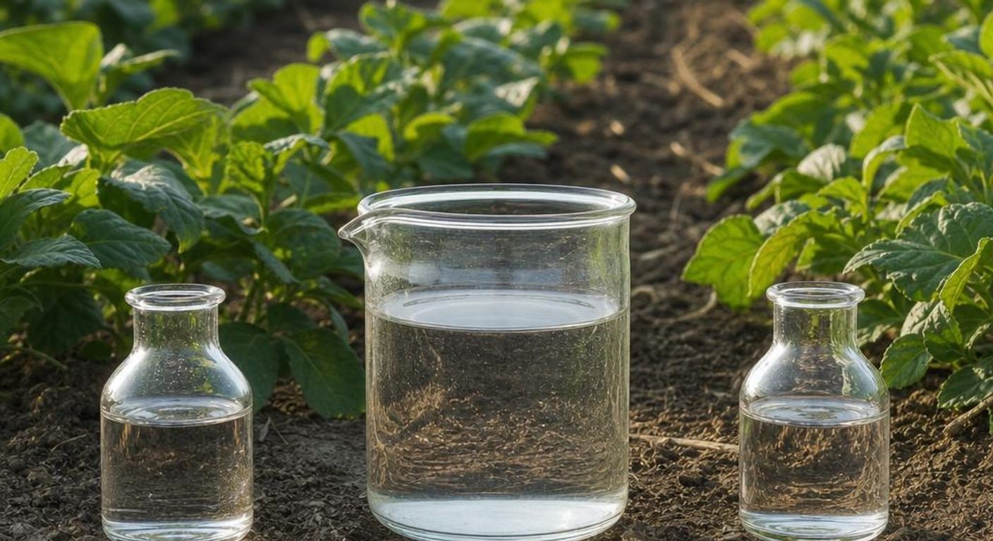 Rezervor de stropit și amestec foliar pregătit controlat