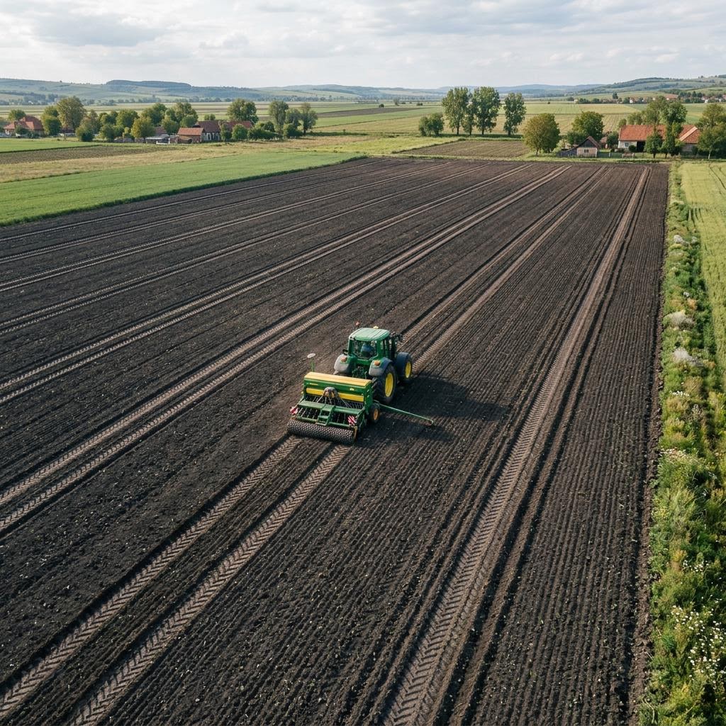 Traficul controlat în fermă: cum reducem compactarea produsă de utilaje grele