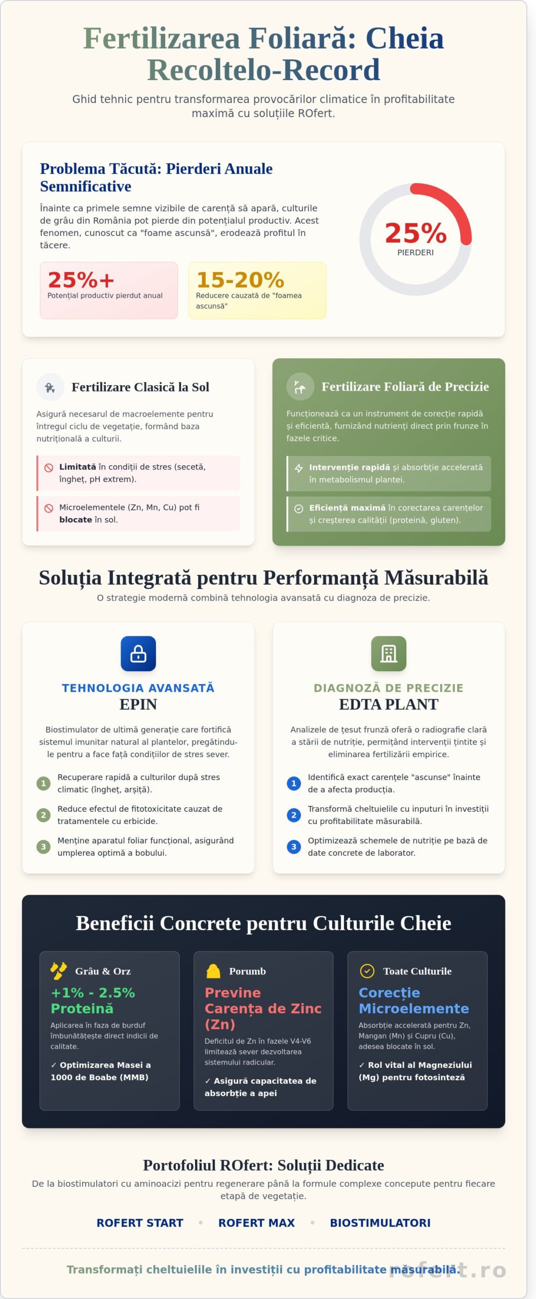 Îngrășăminte foliare cereale: Ghid tehnic pentru optimizarea producției în 2026 1 Îngrășăminte foliare cereale: Ghid tehnic pentru optimizarea producției în 2026