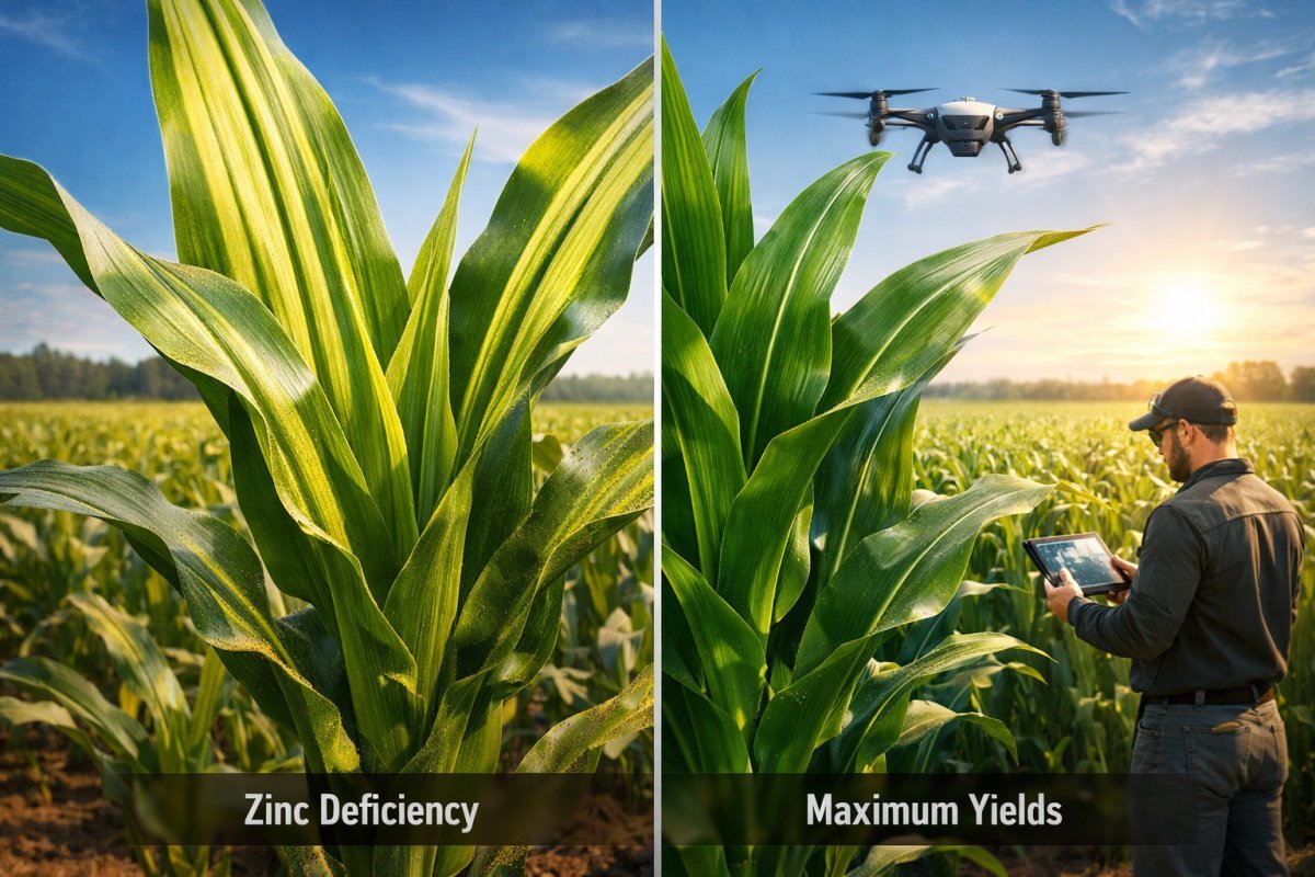 Carenta de zinc la porumb Ghid de diagnosticare si tratament pentru recolte maxime in 2026 Hero Image