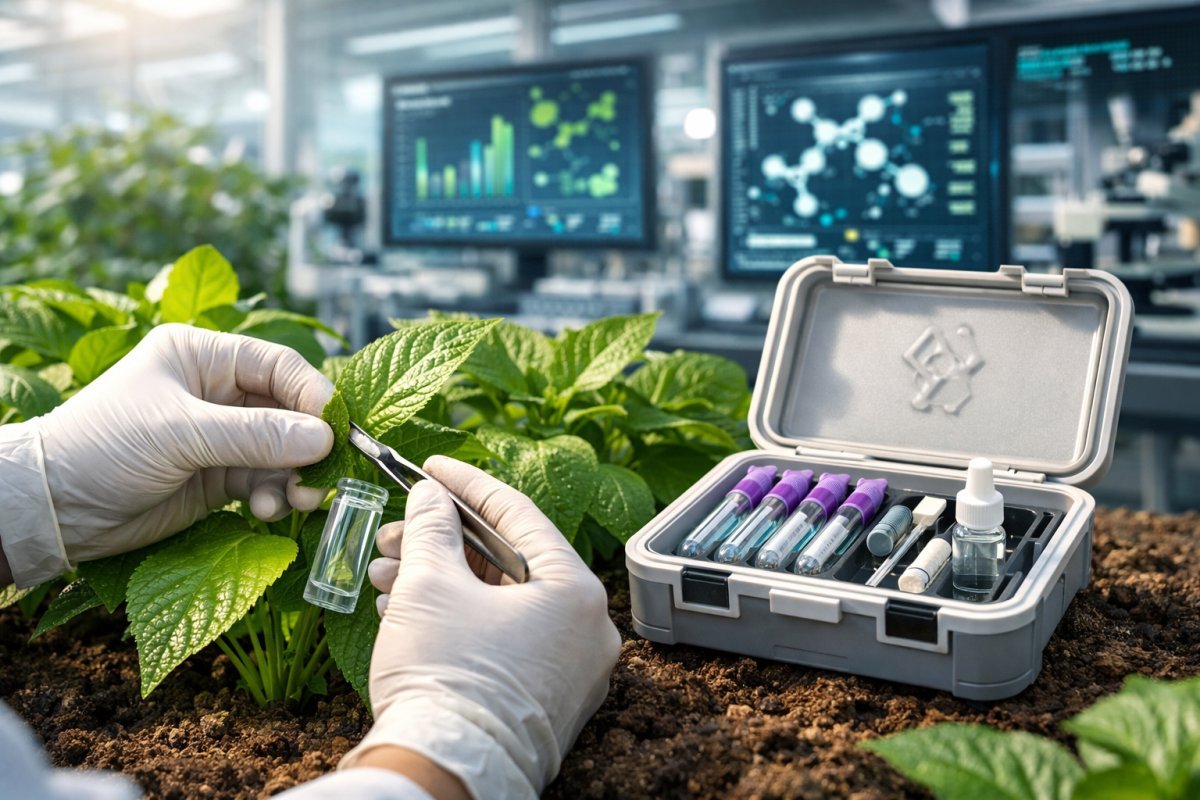 Ghid de recoltare probe tesut pentru analiza EDTA Plant Protocolul pentru recolte record in 2026 Hero Image