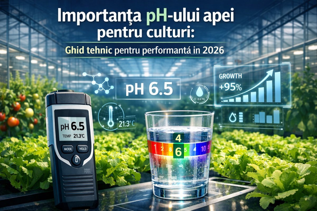 Importanta pH ului apei pentru culturi Ghid tehnic pentru performanta in 2026 Hero Image