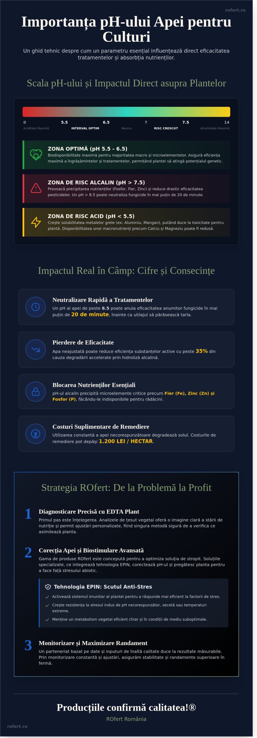 Importanța pH-ului apei pentru culturi: Ghid tehnic pentru performanță în 2026