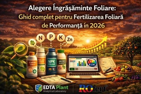 Alegere îngrășăminte foliare: Ghid complet pentru fertilizarea foliară de performanță în 2026