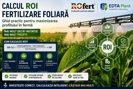 Calcul ROI fertilizare foliară: Ghid practic pentru maximizarea profitului în fermă