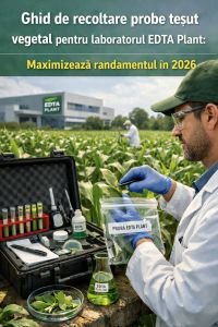 Ghid de recoltare probe țesut vegetal pentru laboratorul EDTA Plant: Maximizează randamentul în 2026