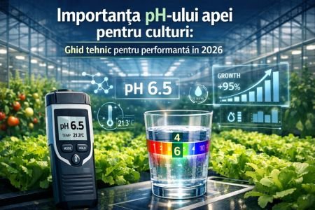 Importanța pH-ului apei pentru culturi: Ghid tehnic pentru performanță în 2026