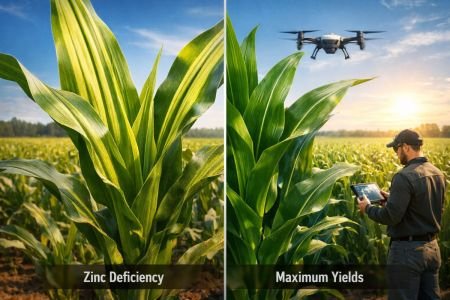 Carența de zinc la porumb: Ghid de diagnosticare și tratament pentru recolte maxime în 2026